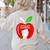 I Stand With Teachers Tshirt Women's Sweatshirt Back Print Sand