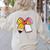 Student Teacher Coquette Bow Pencil Back To School First Day Women's Sweatshirt Back Print Sand Student Teacher Coquette Bow Pencil Back To School First Day Women's Sweatshirt Back Print Sand