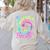 Super Teacher Back To School Apple Tie Dye First Day Women's Sweatshirt Back Print Sand Super Teacher Back To School Apple Tie Dye First Day Women's Sweatshirt Back Print Sand
