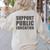 Support Public Education Protect Teachers Students Schools Women's Sweatshirt Back Print Sand Support Public Education Protect Teachers Students Schools Women's Sweatshirt Back Print Sand