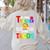 T Is For Teacher And Tacos For Teacher & Tacos Lovers Women's Sweatshirt Back Print Sand