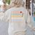 I Came I Taught I Made a Difference Proud Retired Teacher Women's Sweatshirt Back Print Sand I Came I Taught I Made a Difference Proud Retired Teacher Women's Sweatshirt Back Print Sand