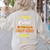 I Teach The Cutest Candy Corn In The Patch Teacher Halloween Women's Sweatshirt Back Print Sand