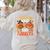 I Teach The Cutest Little Turkeys Teacher Thanksgiving Women's Sweatshirt Back Print Sand