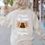 I Teach The Cutest Pre-K Pilgrims Thanksgiving Teacher Item Women's Sweatshirt Back Print Sand