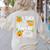 I Teach The Cutest Pumpkins In The Patch Teacher Women's Sweatshirt Back Print Sand