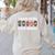 I Teach Future Superheroes Last Day Back To School Teacher Women's Sweatshirt Back Print Sand I Teach Future Superheroes Last Day Back To School Teacher Women's Sweatshirt Back Print Sand
