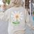 Teach Love Inspire Teachers Inspirational Flower Teachers Women's Sweatshirt Back Print Sand