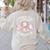 I Teach The Smartest Axolotls Cute Teacher Axolotl Women's Sweatshirt Back Print Sand