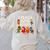 I Teach Super Heroes Teacher Women's Sweatshirt Back Print Sand I Teach Super Heroes Teacher Women's Sweatshirt Back Print Sand