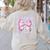 Teacher Bow Pencil Flowers Teacher Back To School Women's Sweatshirt Back Print Sand Teacher Bow Pencil Flowers Teacher Back To School Women's Sweatshirt Back Print Sand