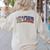 Teacher Filipino Vintage Heritage DNA Flag Women's Sweatshirt Back Print Sand Teacher Filipino Vintage Heritage DNA Flag Women's Sweatshirt Back Print Sand