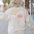 Teacher And Firefighter Wife Shirt Teacher Life Fire Wife Women's Sweatshirt Back Print Sand