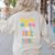 Teacher Of Fractions For Math Teacher Women's Sweatshirt Back Print Sand