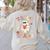 Teacher Halloween Trick Or Teach Floral Ghost Women's Sweatshirt Back Print Sand Teacher Halloween Trick Or Teach Floral Ghost Women's Sweatshirt Back Print Sand