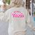 Teacher Life My Job Is Teach Women's Sweatshirt Back Print Sand Teacher Life My Job Is Teach Women's Sweatshirt Back Print Sand