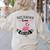 This Teacher Loves Her Flock Cute Flamingo Teacher Women's Sweatshirt Back Print Sand