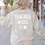 Teacher Mode On School Education Educator Women's Sweatshirt Back Print Sand