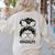Teacher Para Life Tee Paraprofessional Cute Messy Bun Women's Sweatshirt Back Print Sand