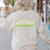 Teacher Superhero Student Educator Special Education Women's Sweatshirt Back Print Sand