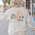 Teacher Of Visually Impaired Braille A Good Day To Learn Women's Sweatshirt Back Print Sand Teacher Of Visually Impaired Braille A Good Day To Learn Women's Sweatshirt Back Print Sand