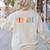 Teacher Word In Sign Language Awareness ASL Back To School Women's Sweatshirt Back Print Sand Teacher Word In Sign Language Awareness ASL Back To School Women's Sweatshirt Back Print Sand