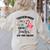 Teachermingo Like A Normal Teacher Only More Fabulous Women's Sweatshirt Back Print Sand