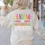 Teaching My Favorite Superheros Men Women SPED Teacher Women's Sweatshirt Back Print Sand