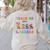 Teaching Future Leaders Otter Back To School Teacher Women's Sweatshirt Back Print Sand Teaching Future Leaders Otter Back To School Teacher Women's Sweatshirt Back Print Sand