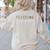 Teaching Is My SuperPower Educator Teacher Appreciation Women's Sweatshirt Back Print Sand