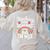 Teaching Tiny Humans Big Things I Teacher Women's Sweatshirt Back Print Sand Teaching Tiny Humans Big Things I Teacher Women's Sweatshirt Back Print Sand