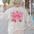 Teaching Is A Work Of Heart Pencil Bow Teacher Valentine Women's Sweatshirt Back Print Sand Teaching Is A Work Of Heart Pencil Bow Teacher Valentine Women's Sweatshirt Back Print Sand