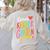 Team Kindergarten Teacher Student Back To School Women's Sweatshirt Back Print Sand