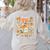 Team TK Crew Preppy Coquette Bow Pumpkin Fall TK Teacher Women's Sweatshirt Back Print Sand