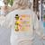 Thankful For My 4th Grade Turkey Thanksgiving Turkey Teacher Women's Sweatshirt Back Print Sand