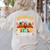 Thankful For My Little Turkeys Teacher Thanksgiving Teachers Women's Sweatshirt Back Print Sand