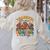Thankful For My Preschool Turkeys Thanksgiving Teacher Fall Women's Sweatshirt Back Print Sand