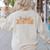Thankful Teacher Autumn Fall Teacher Thanksgiving Youth Women's Sweatshirt Back Print Sand Thankful Teacher Autumn Fall Teacher Thanksgiving Youth Women's Sweatshirt Back Print Sand