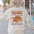 Thanksgiving Grammar Thankful English Teacher Fall Turkey Women's Sweatshirt Back Print Sand