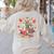 Thanksgiving Teacher Books Turkey Reading Book Women's Sweatshirt Back Print Sand Thanksgiving Teacher Books Turkey Reading Book Women's Sweatshirt Back Print Sand