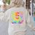 Tie Dye 5th Grade Typography Team Fifth Grade Teacher For Men Women Girls Kids Women's Sweatshirt Back Print Sand