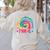 Tie Dye Prek Teacher Rainbow Preschool Back To School Girl Women's Sweatshirt Back Print Sand Tie Dye Prek Teacher Rainbow Preschool Back To School Girl Women's Sweatshirt Back Print Sand