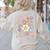TK Vibes Back To School TK Girl Kid TK Team TK Teacher Women Women's Sweatshirt Back Print Sand