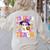 Trick Or Teach Teacher Ghost Teaching Fun Halloween Teacher Women's Sweatshirt Back Print Sand