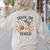 Trick Or Teach Teacher Women's Sweatshirt Back Print Sand Trick Or Teach Teacher Women's Sweatshirt Back Print Sand