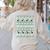 Ugly Sweater Boston Terrier Dog Christmas Dog Lover Xmas Men Women Kids Women's Sweatshirt Back Print Sand