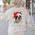Ugly Xmas Sweater Santa Boston Terrier Dog Christmas For Men Women Kids Women's Sweatshirt Back Print Sand