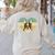 Vintage American Boston Terrier Lovers Valentine's Day Women's Sweatshirt Back Print Sand
