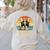 Vintage Boston Terrier Mom Dog Lovers Mother's Day Women's Sweatshirt Back Print Sand