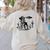 Vintage Boston Terrier UFO Western Wild West Dog Mom Dad Women's Sweatshirt Back Print Sand
